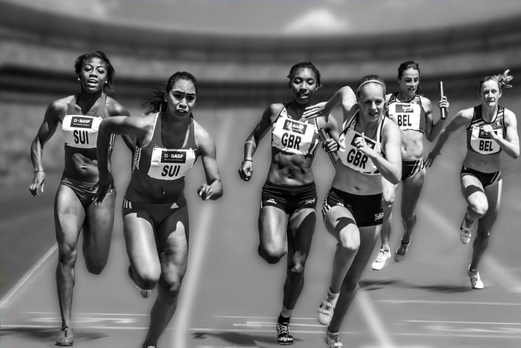 Competition, women marathon, running