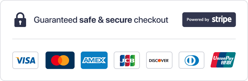 secured by stripe